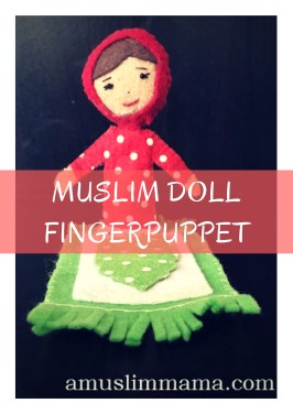Felt Muslim doll finger puppet DIY (28)