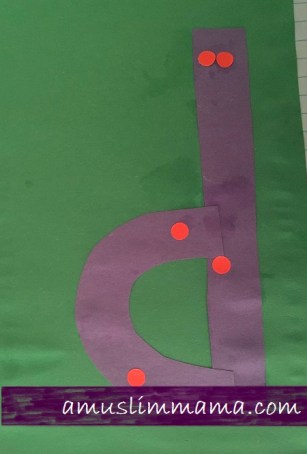 Letter D pre schooler and Toddler craft (7)