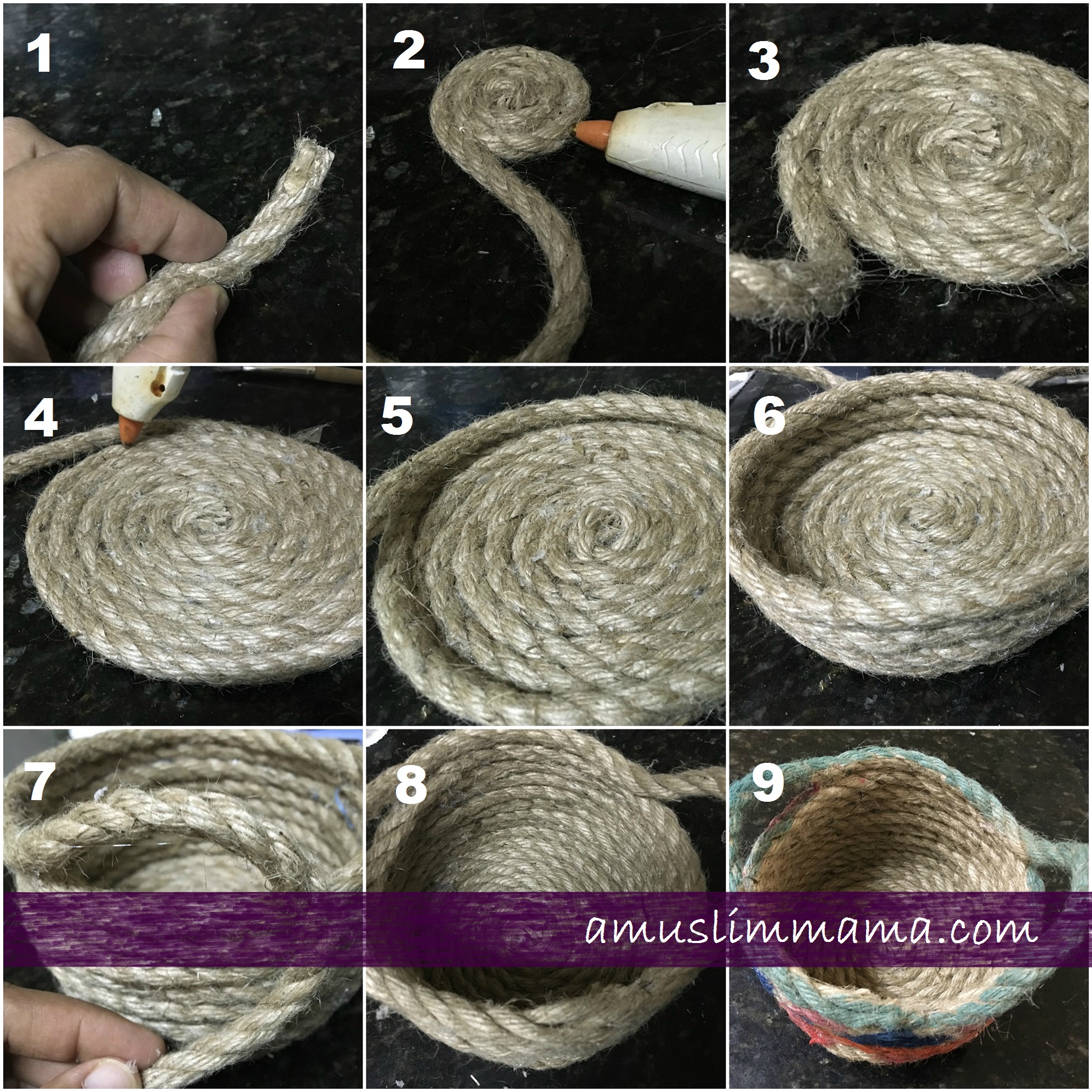 RCC 8 – Rope basket diy | AMuslimMama